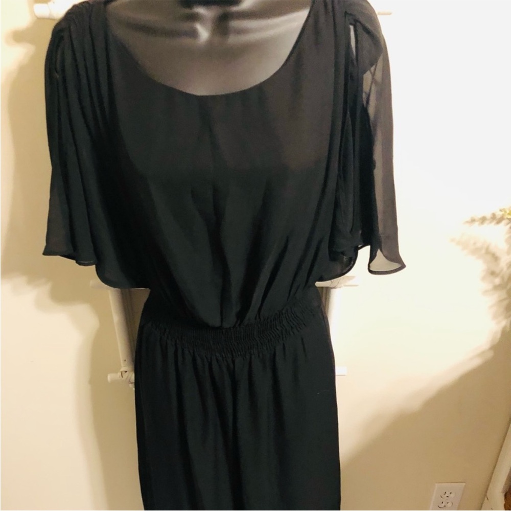 Laundry By Shelli Segal Black Maxi Dress Size 2